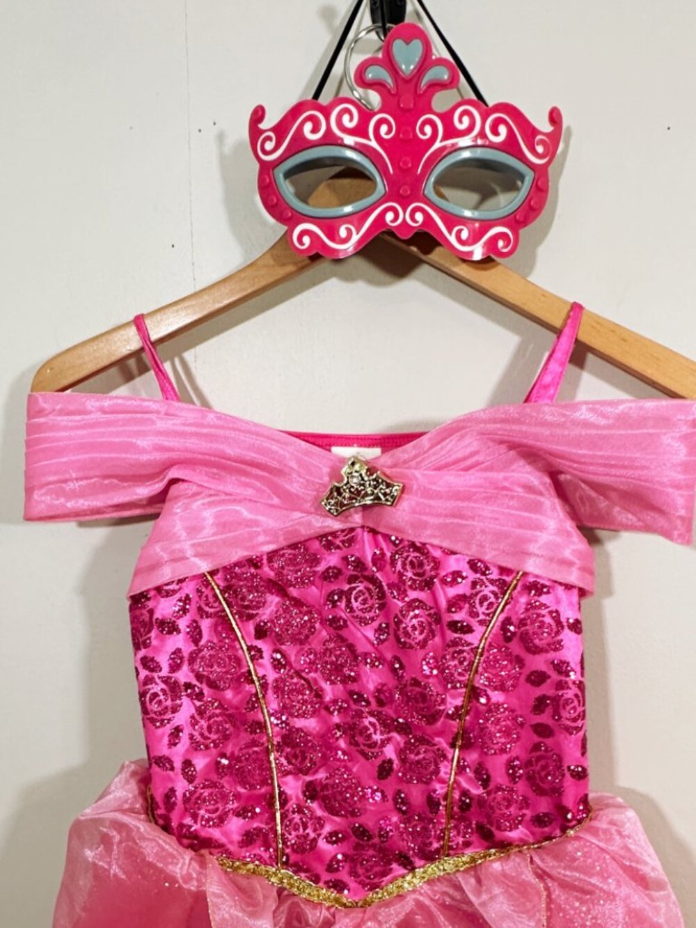 Disney Store Princess Aurora Sleeping Beauty Halloween Costume Dress Girl 9/10 - Picture 4 of 16